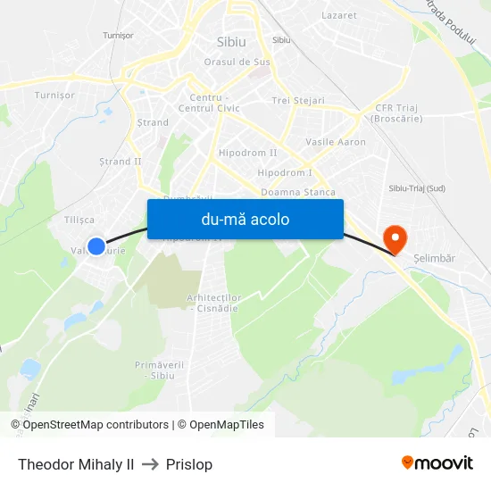 Harta de Theodor Mihaly II către Prislop