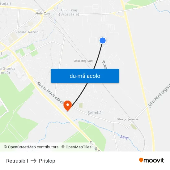 Harta de Retrasib I către Prislop