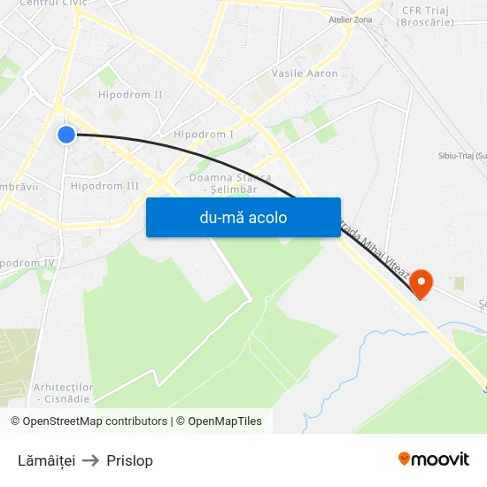 Harta de Lămâiței către Prislop