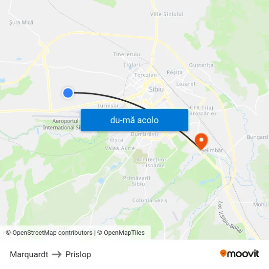 Harta de Marquardt către Prislop