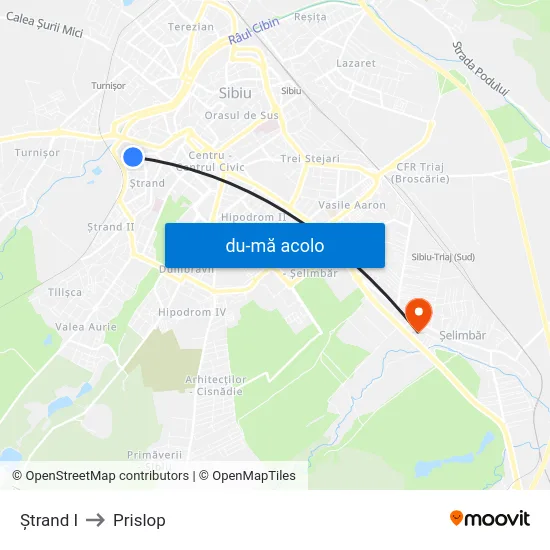 Harta de Ștrand I către Prislop