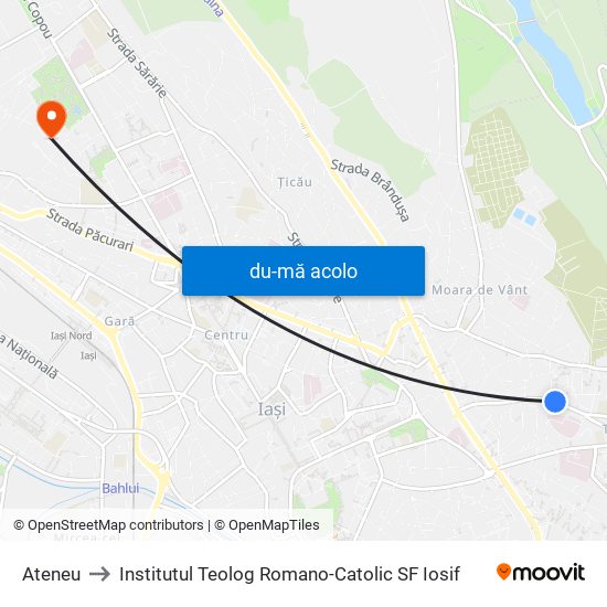 Harta de Ateneu către Institutul Teolog Romano-Catolic SF Iosif