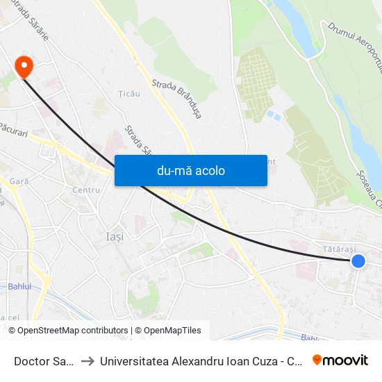 Harta de Doctor Savini către Universitatea Alexandru Ioan Cuza - Corpul H