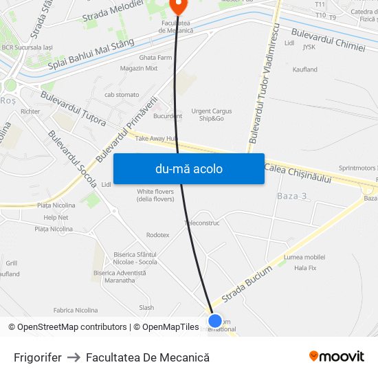 Harta de Frigorifer către Facultatea De Mecanică