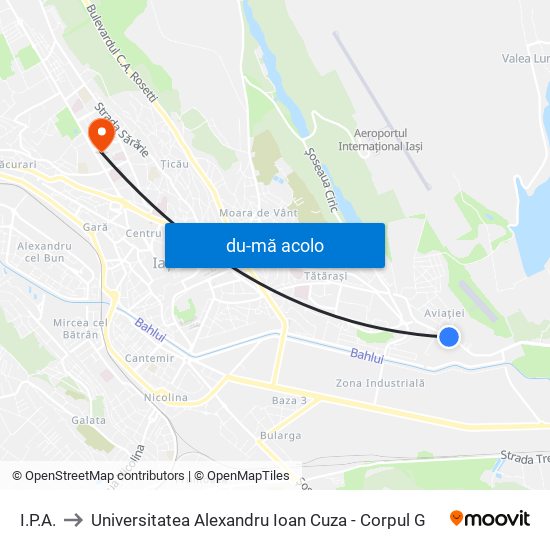 Harta de I.P.A. către Universitatea Alexandru Ioan Cuza - Corpul G