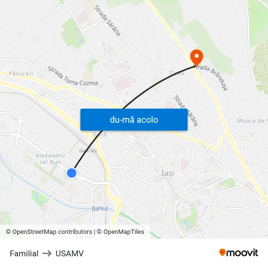 Harta de Familial către USAMV