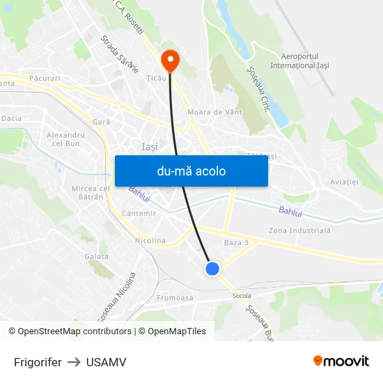 Harta de Frigorifer către USAMV