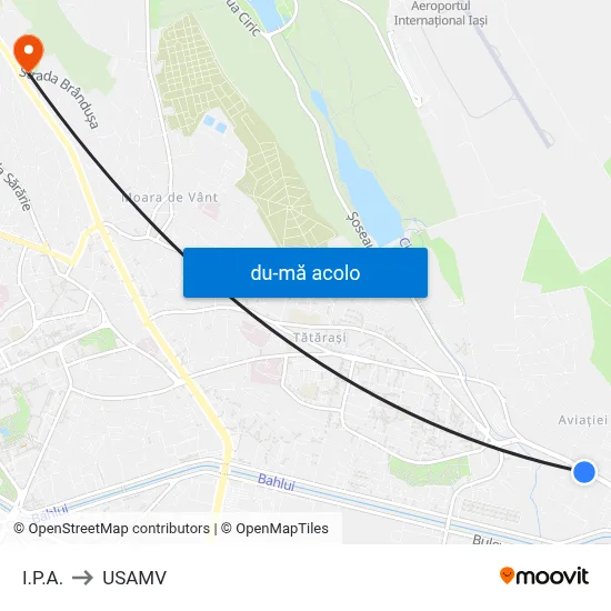 Harta de I.P.A. către USAMV