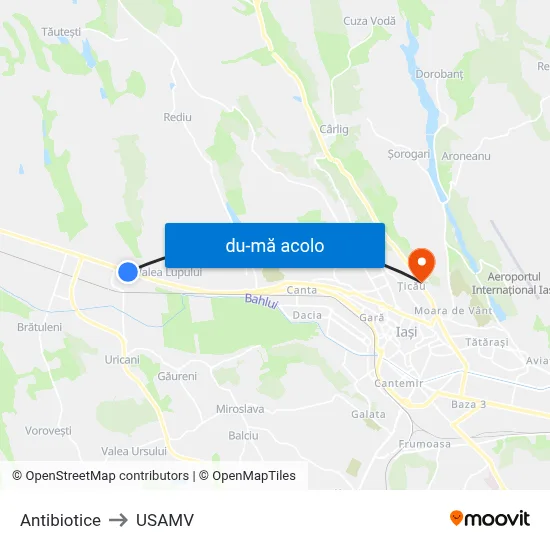 Harta de Antibiotice către USAMV