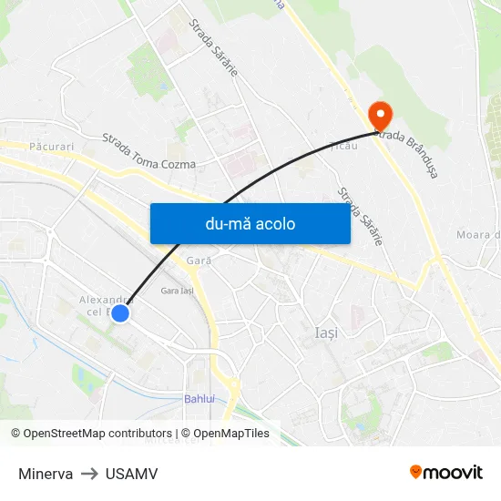 Harta de Minerva către USAMV