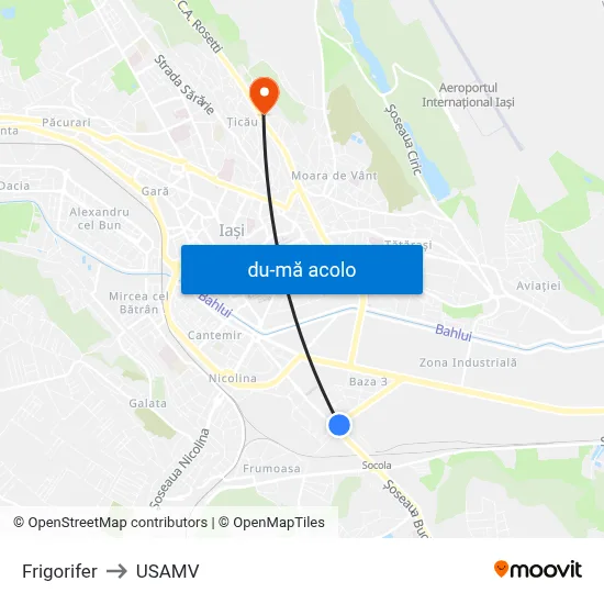 Harta de Frigorifer către USAMV