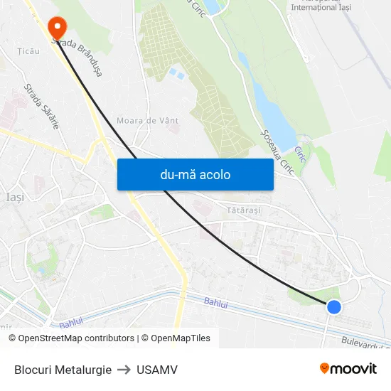 Harta de Blocuri Metalurgie către USAMV