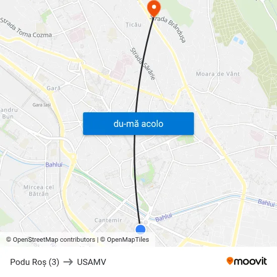 Harta de Podu Roș (3) către USAMV