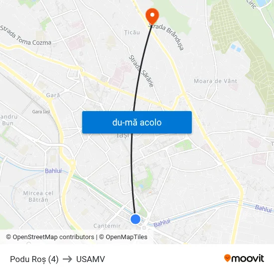 Harta de Podu Roș (4) către USAMV