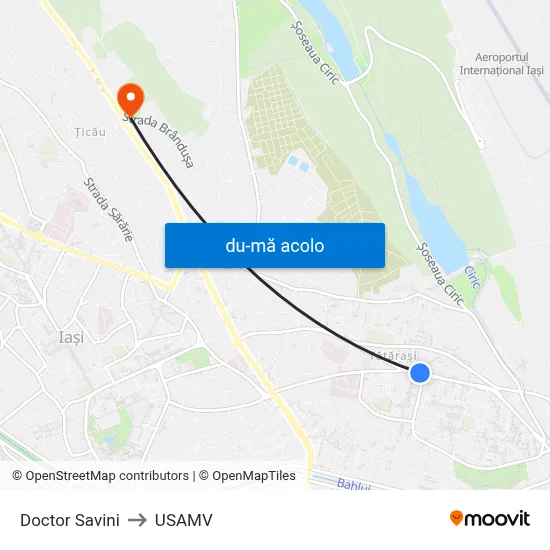 Harta de Doctor Savini către USAMV