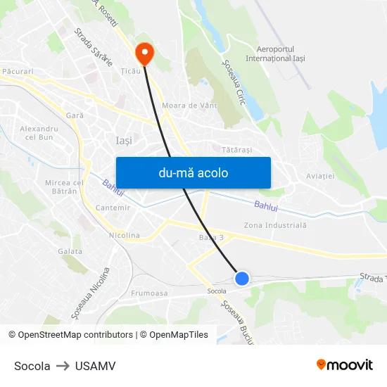 Harta de Socola către USAMV