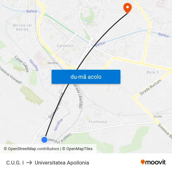 Harta de C.U.G. I către Universitatea Apollonia