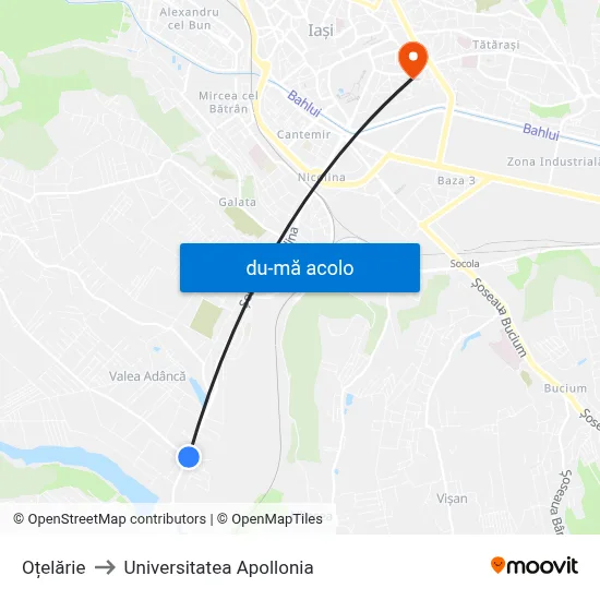 Harta de Oțelărie către Universitatea Apollonia