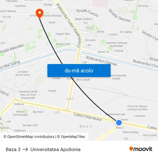Harta de Baza 3 către Universitatea Apollonia