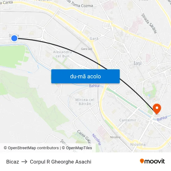 Harta de Bicaz către Corpul R  Gheorghe Asachi