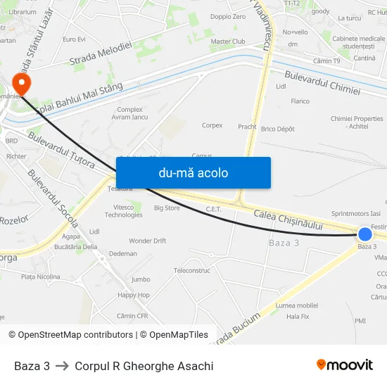 Harta de Baza 3 către Corpul R  Gheorghe Asachi