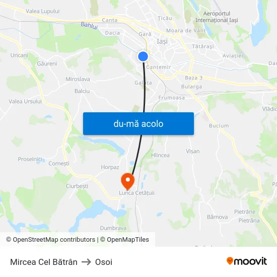 Harta de Mircea Cel Bătrân către Osoi