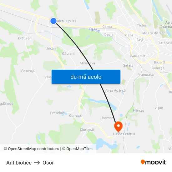 Harta de Antibiotice către Osoi