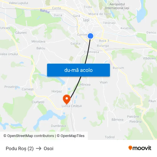 Harta de Podu Roș (2) către Osoi