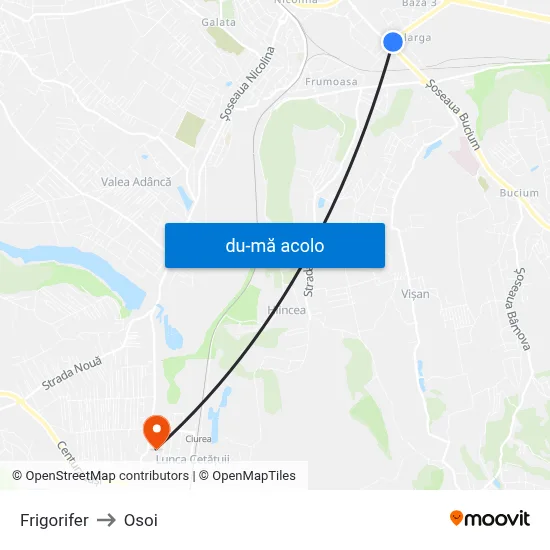 Harta de Frigorifer către Osoi