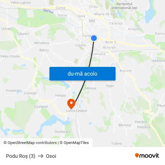 Harta de Podu Roș (3) către Osoi
