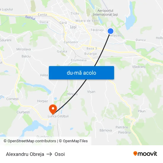 Harta de Alexandru Obreja către Osoi