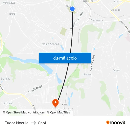 Harta de Tudor Neculai către Osoi