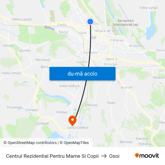 Harta de Centrul Rezidential Pentru Mame Si Copii către Osoi