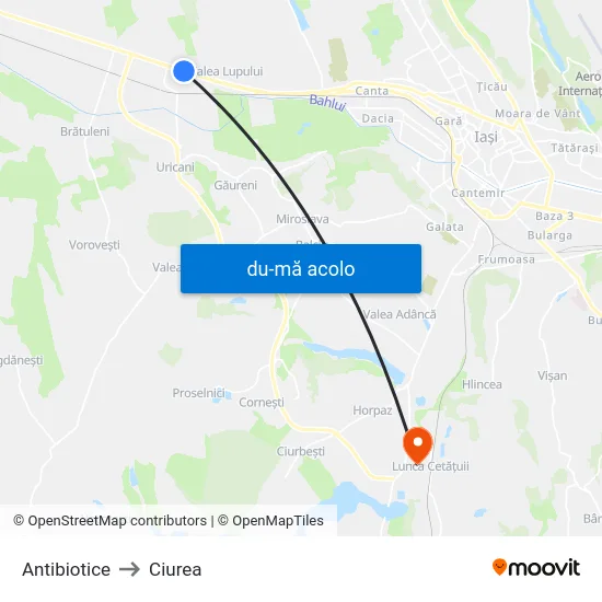 Harta de Antibiotice către Ciurea