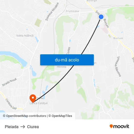 Harta de Pleiada către Ciurea