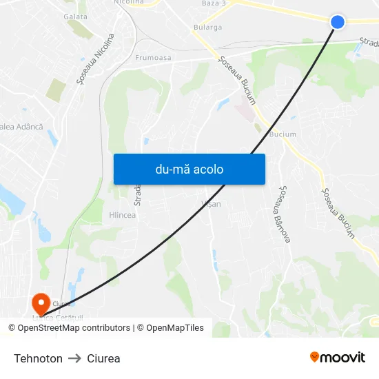 Harta de Tehnoton către Ciurea