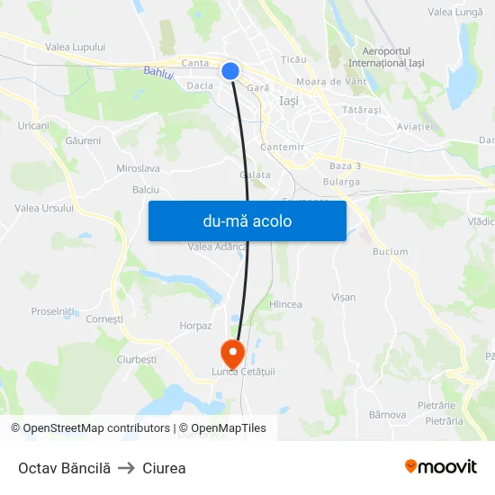 Harta de Octav Băncilă către Ciurea