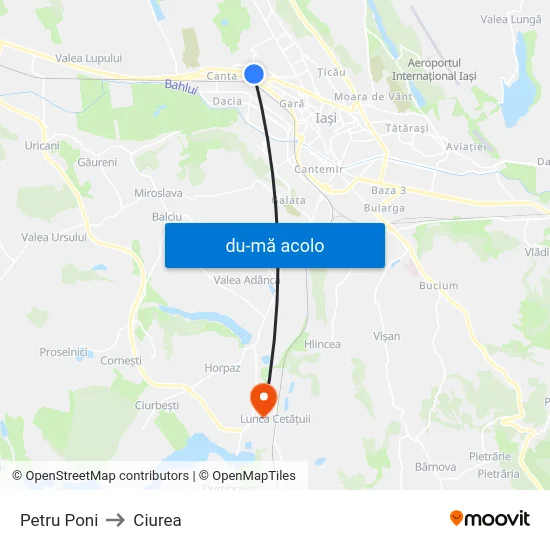 Harta de Petru Poni către Ciurea