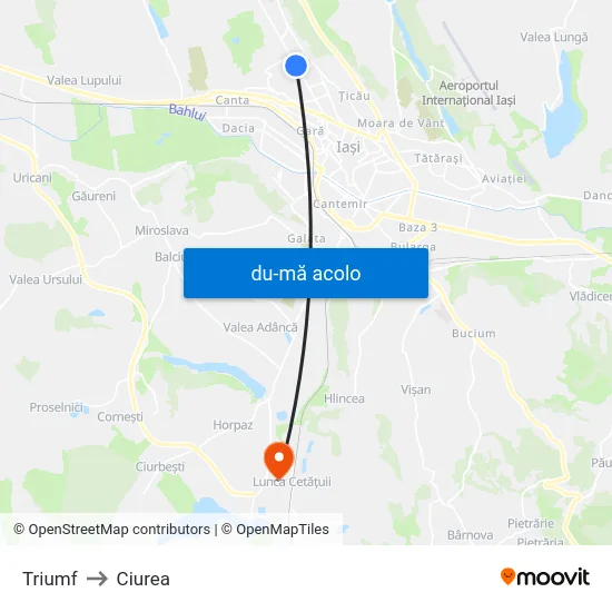 Harta de Triumf către Ciurea