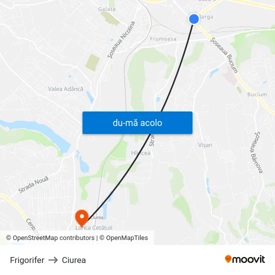 Harta de Frigorifer către Ciurea