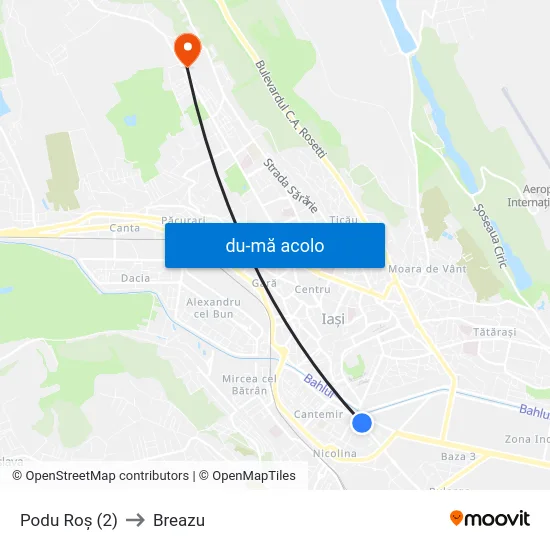 Harta de Podu Roș (2) către Breazu