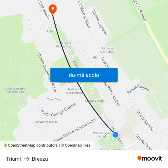 Harta de Triumf către Breazu