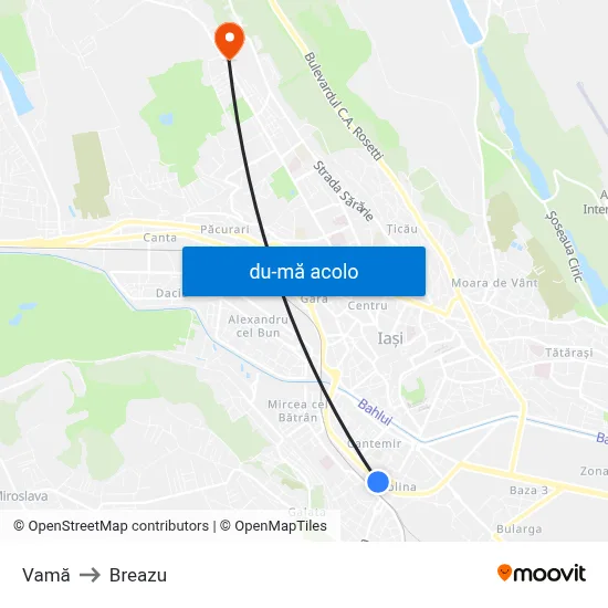 Harta de Vamă către Breazu