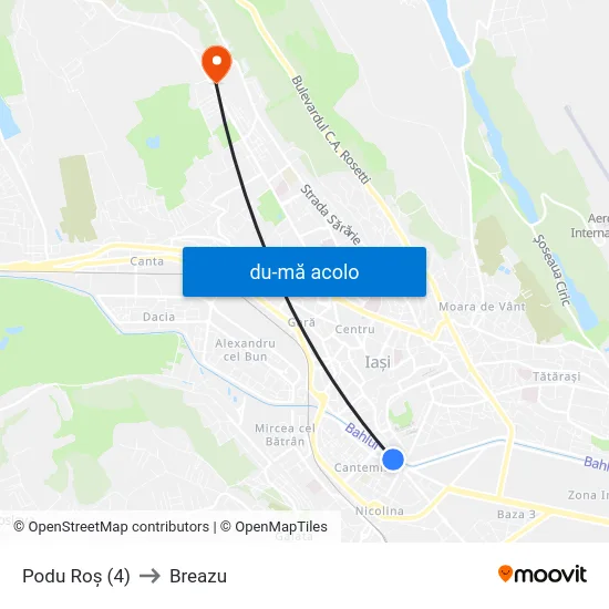 Harta de Podu Roș (4) către Breazu