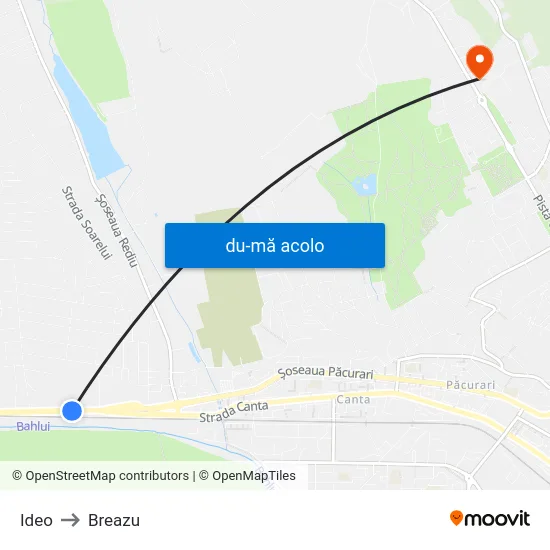 Harta de Ideo către Breazu