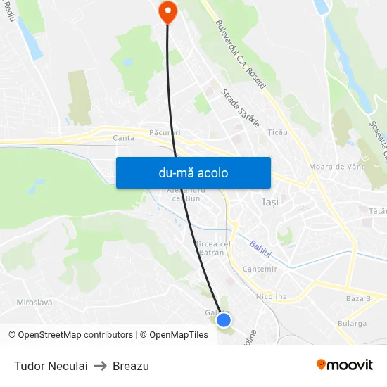 Harta de Tudor Neculai către Breazu