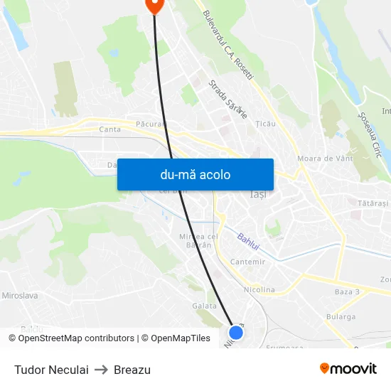 Harta de Tudor Neculai către Breazu