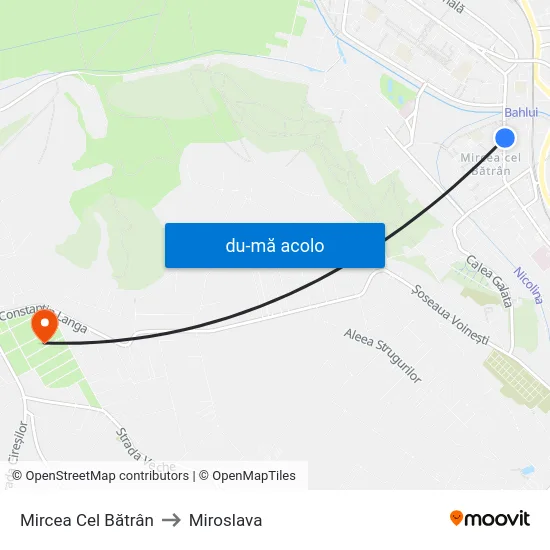 Harta de Mircea Cel Bătrân către Miroslava