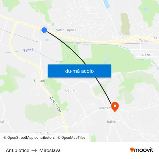 Harta de Antibiotice către Miroslava