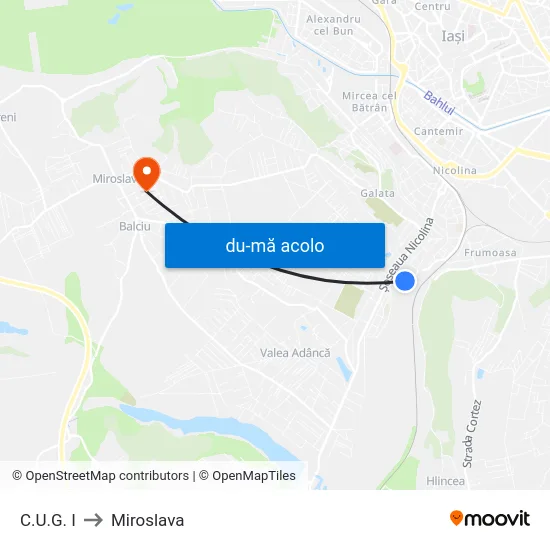 Harta de C.U.G. I către Miroslava